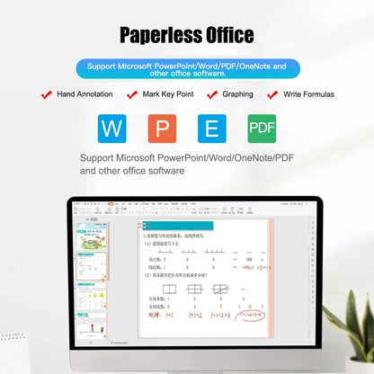 10x6 Inch Professional Graphics Drawing Tablet - 12 Express Keys Digital Art Pad for Windows Mac Painting & Design