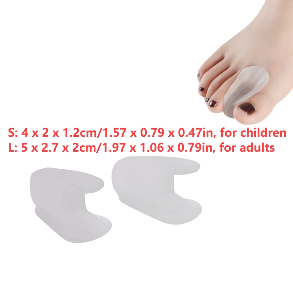 Silicone Bone Thumb Orthotic Corrector – Hallux Valgus Toe Separator for Foot Care and Pain Relief