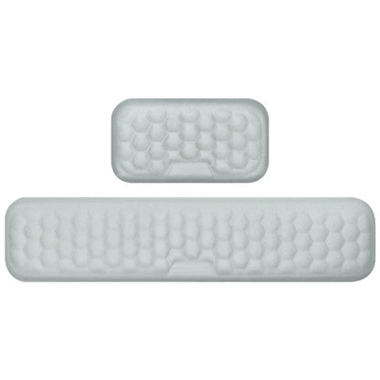 Ergonomic Keyboard Mouse Wrist Rest - Office Typing Protection, Memory Foam Mouse Pad for Computer, Laptop Desk Mat