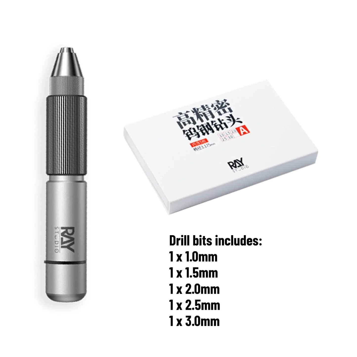 RAYSTUDIO RHD-01 Hatch Drill Handle – Hand Craft Hobby Tool for 0.1–3.2mm Drill Bit Model Assembly