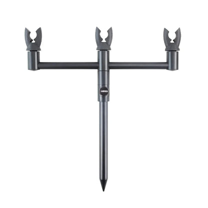 Hirisi Carp Fishing Rod Pod Set - Bank Stick and Buzz Bar, Durable Fishing Rod Holder for Support