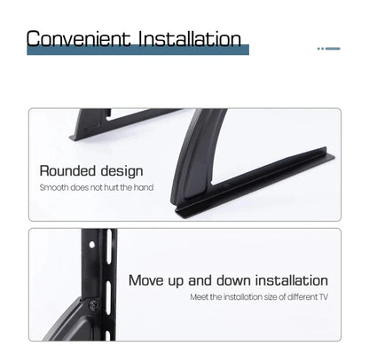 BEISHI Universal TV Stand for 14-42 Inch LCD/LED/OLED Flat & Curved Screens – Tabletop Pedestal Mount Bracket