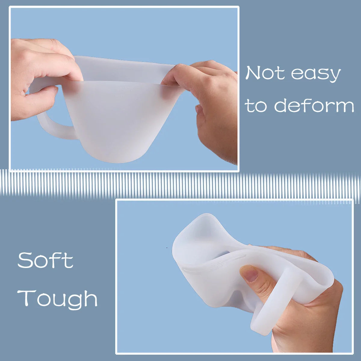 500ml Silicone Mixing Cup with Handle & Scale – Reusable DIY Epoxy Resin & Pigment Measuring Tool, Easy Clean Soft Pour Cup