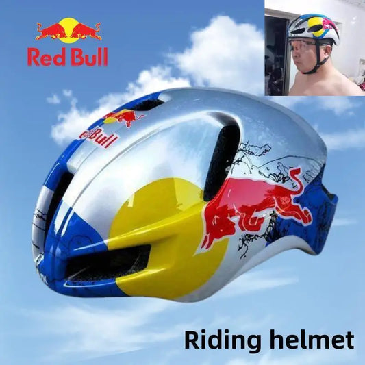 Red Bull Bicycle Helmet — Breathable Sports Helmet for Cycling, Scootering & Skating