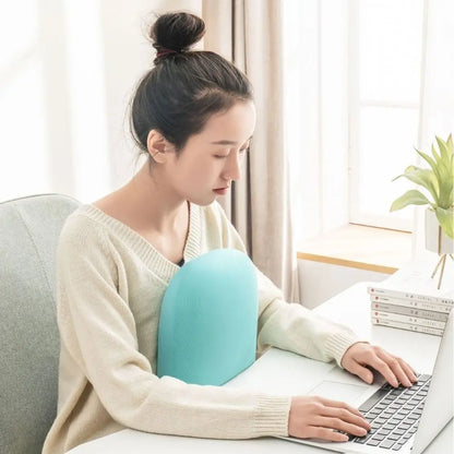 Portable Macaron Color Sponge Neck Pillow – Soft Multifunction Cervical Support Travel & Office Sleeping Cushion for Comfort and Relaxation