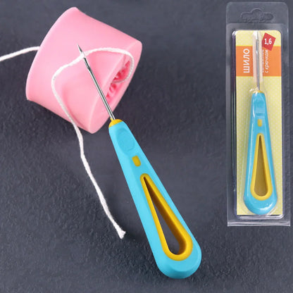 Candle Mold Punch Tool – Silicone Mould, Hand Drill Equipment, Punch Needle & Wick Tool for Candle Making Supplies