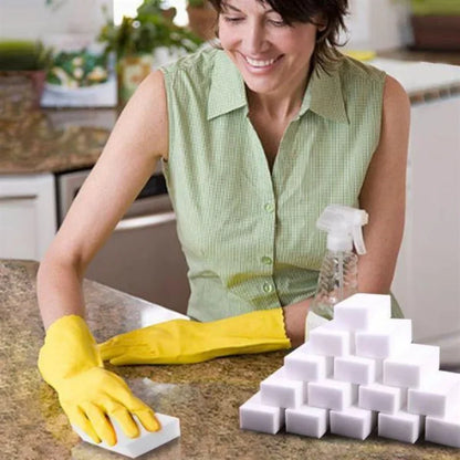 5/50PCS Melamine Magic Sponge Erasers – Cleaning Sponges for Kitchen, Bathroom & Household Cleaning Tools