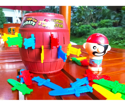 Pirate Barrel Toy – Fun Sword Jump Game for Kids, Halloween Interactive Board Game, Parent-Child Activity for Boys