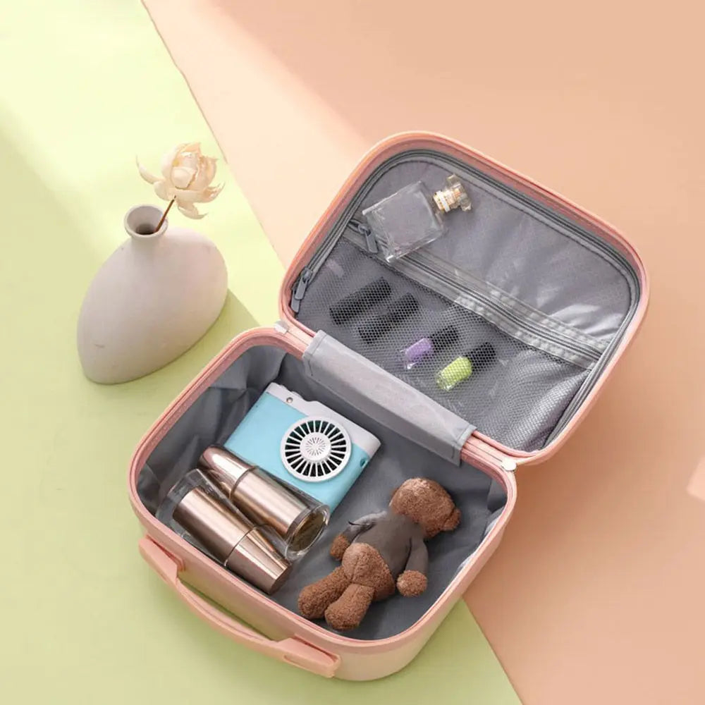 14 Inch Mini Women’s Carry-On Suitcase – Short Trip Travel Luggage & Makeup Bag