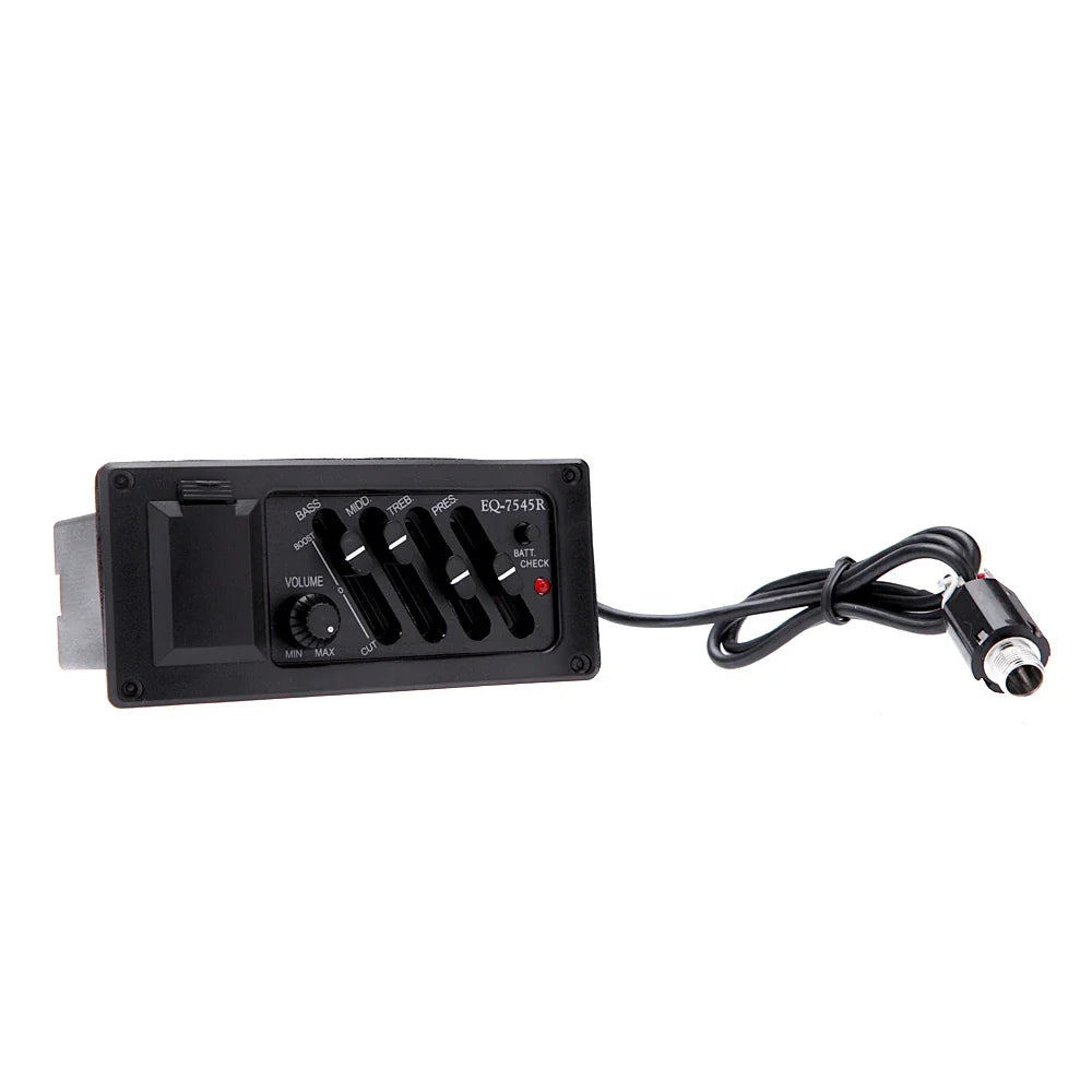Acoustic Guitar EQ Piezo Pickup & Pre-Amp Unit - EQ-7545R
