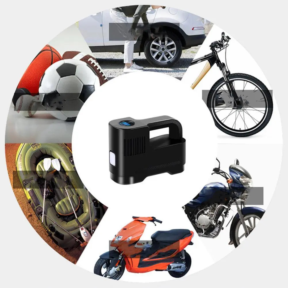 Portable Multi-Function Wireless Smart Vehicle Air Pump - Electric Blast Pump for Automobile Tires, Electric Tire Machine