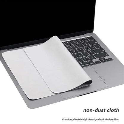 Microfiber Keyboard Dust Cover - Ultra Thin Waterproof Protector for MacBook Pro Air 15-16 Inch
