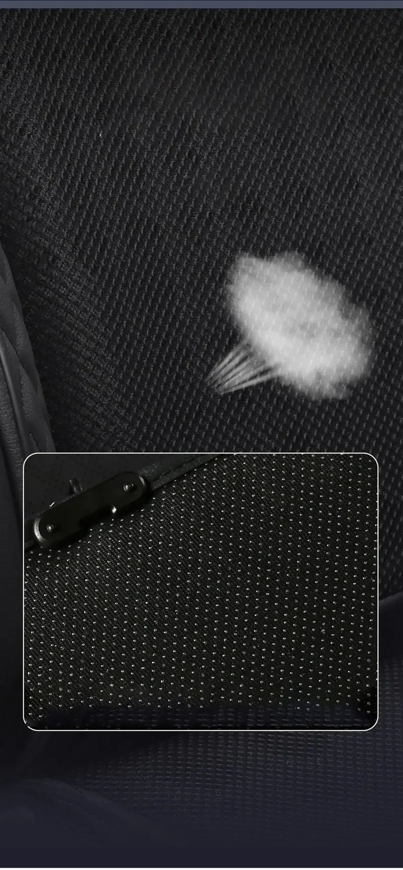 12/24V Car & Home Ventilation Massage Seat Cushion — Breathable Cooling & Heated Massage Pad