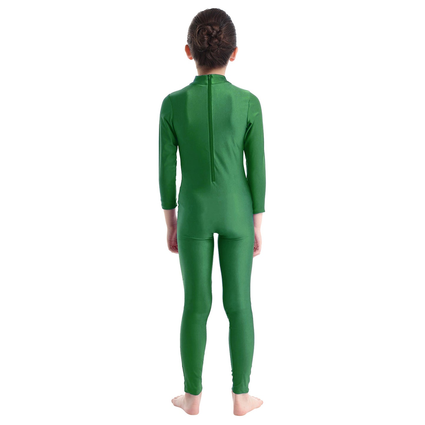 Kids Girls Full Body Gymnastics Bodysuit, Ballet Dance Jersey Leotard, Jumpsuit Sports Unitard, Children Dancewear and Sportswear