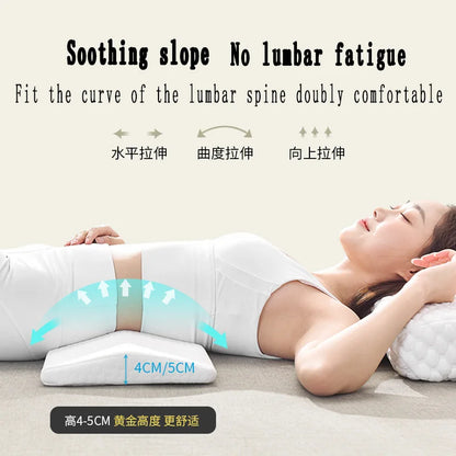 Memory Foam Lumbar Pillow for Pregnant Women — Orthopedic Triangle Waist & Back Support Cushion with Slow-Rebound Comfort and Pain Relief