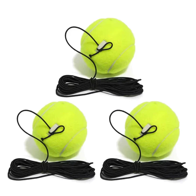 Heavy Duty Tennis Trainer Rebounder Base – Elastic Rope Ball Practice Self-Training Tennis Practice Aid with Durable Sparring System