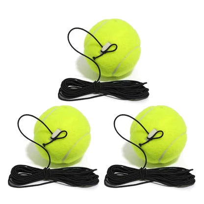 Heavy Duty Tennis Trainer Rebounder Base – Elastic Rope Ball Practice Self-Training Tennis Practice Aid with Durable Sparring System