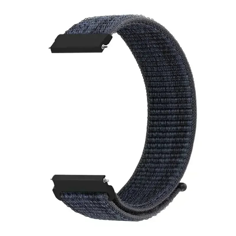 22mm Sport Nylon Loop Watch Band – Breathable Replacement Wristband for NORTH EDGE APACHE-46 Smartwatch, Durable Adjustable Strap