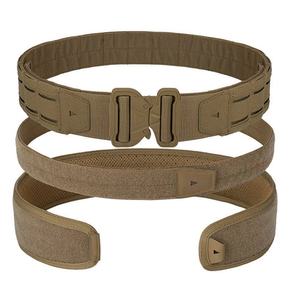 YAKEDA Battle Molle Riggers Belt – Heavy-Duty 3-in-1 Tactical Duty Belt with Anti-Slip Pad & Inner Belt