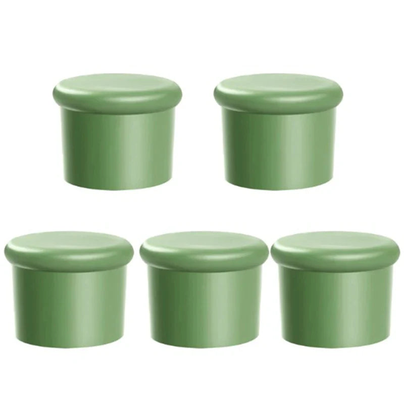 1/5pcs Reusable Silicone Wine Stoppers - Durable Corks for Wine, Beer, Champagne, and Beverage Bottles - Bar Accessories