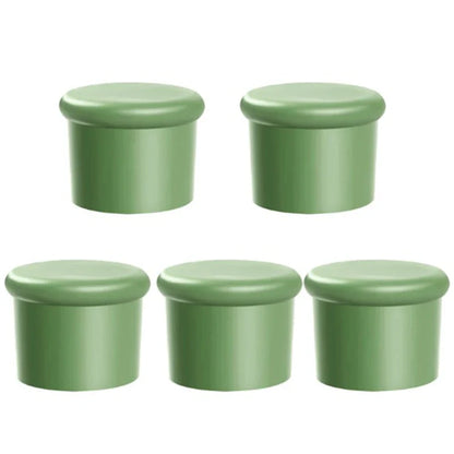 1/5pcs Reusable Silicone Wine Stoppers - Durable Corks for Wine, Beer, Champagne, and Beverage Bottles - Bar Accessories