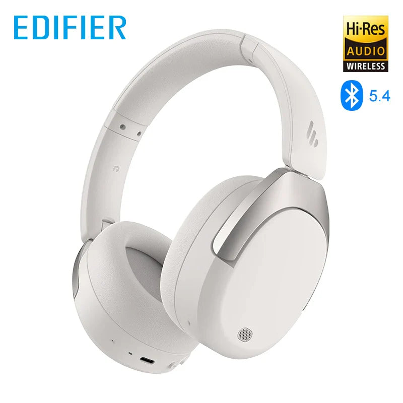 Edifier W830NB Wireless Bluetooth 5.4 Headphones | Active Noise Cancelling Hi-Res Over-Ear Headset, LDAC, Foldable, 94H Playtime