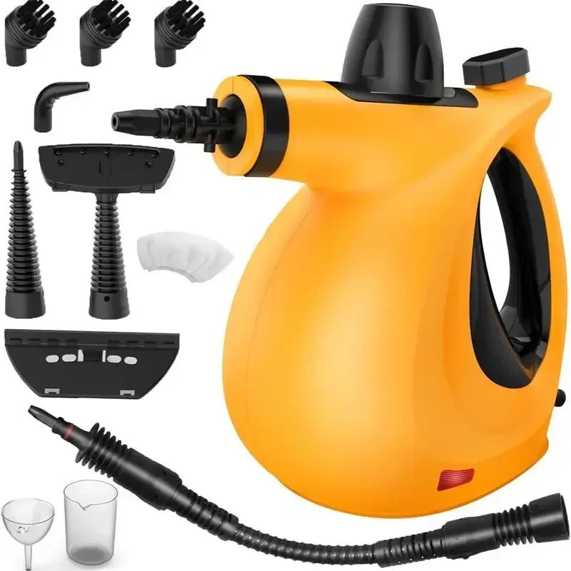 Pressurized Handheld Multi-Surface Steam Cleaner – 12-Piece Accessory Kit, Multi-Purpose Natural Steamer