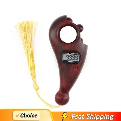 Mini Digital Hand Counter — Portable LCD Electronic Rosary Beads Tally Counter for Prayer & Meditation