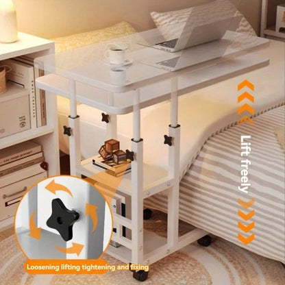 Multifunctional Adjustable Foldable Table – Expandable Portable Non-Wood Design for Home & Office