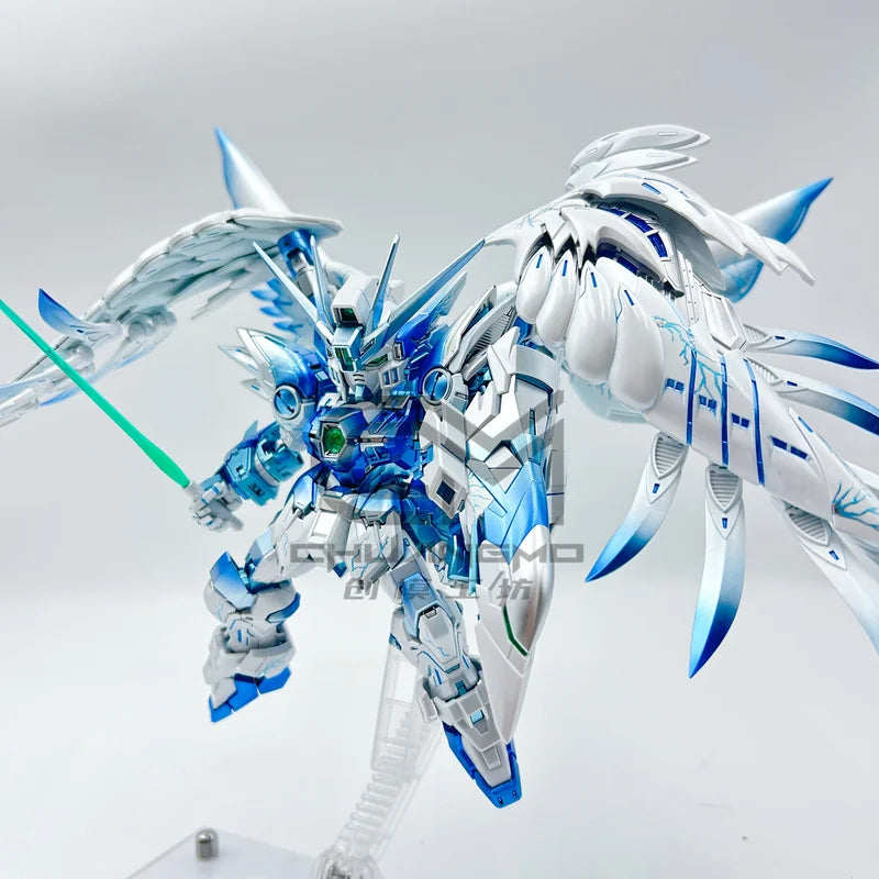 MGSD Wing Zero Glacier Blue Limited Edition – Mech Assembly Model Kit, Action Figures & Collectible Puzzle Toy for Boys