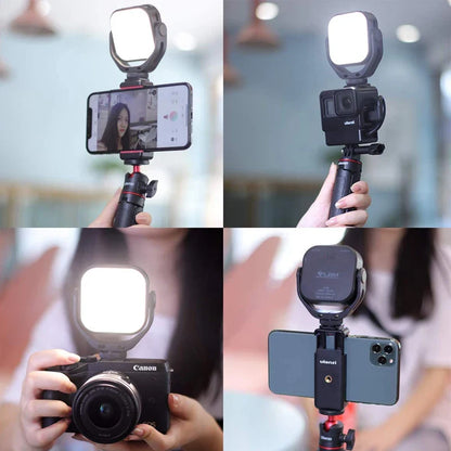 Ulanzi Vijim VL66 Adjustable LED Video Light – 360° Rotatable, Rechargeable Fill Light for DSLR, SLR & Mobile