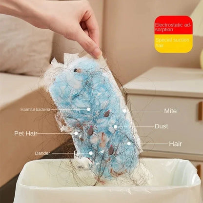 Replacement Microfiber Duster Heads – 10-60pcs Disposable Short Dusters for Home & Office Cleaning, Blinds & Surfaces
