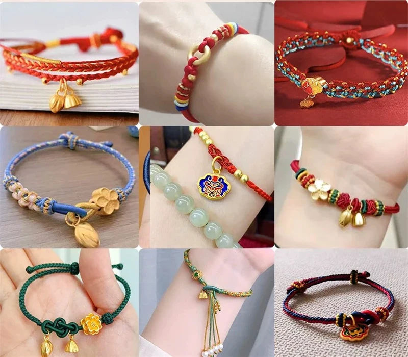 Nylon Macrame Cord Thread (0.4–1.5mm) – Braided DIY Bracelet, Beading & Tassel String