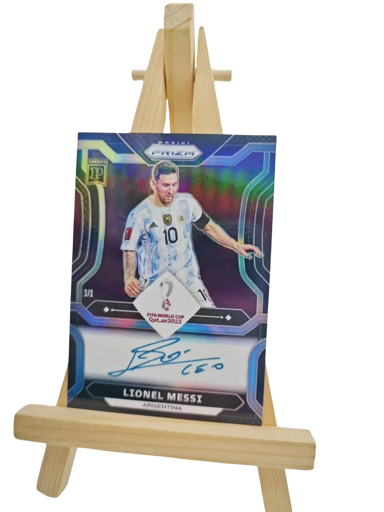 Panini DIY Star Football Card – Messi & Ronaldo Collectible, Homemade Gift for Christmas & Birthday