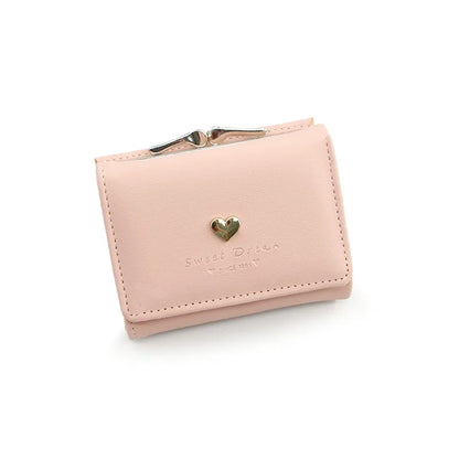 New Mini Short Women’s Wallet – High-Quality Luxury Coin Pocket, Card & Photo Holder, Cute Purse for Girls