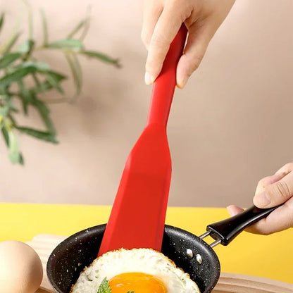 7-Color Silicone Non-Stick Frying Spatula – Heat Resistant Kitchen Turner for Pancakes, Eggs & Steak, Baking & Cooking Tool Set