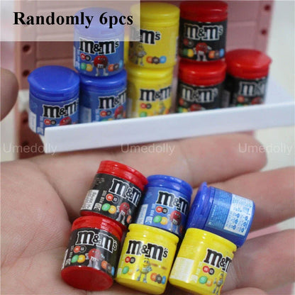 1/6 Miniature Dollhouse Supermarket Set – Mini Snacks & Drinks for Blythe & BJD Dolls