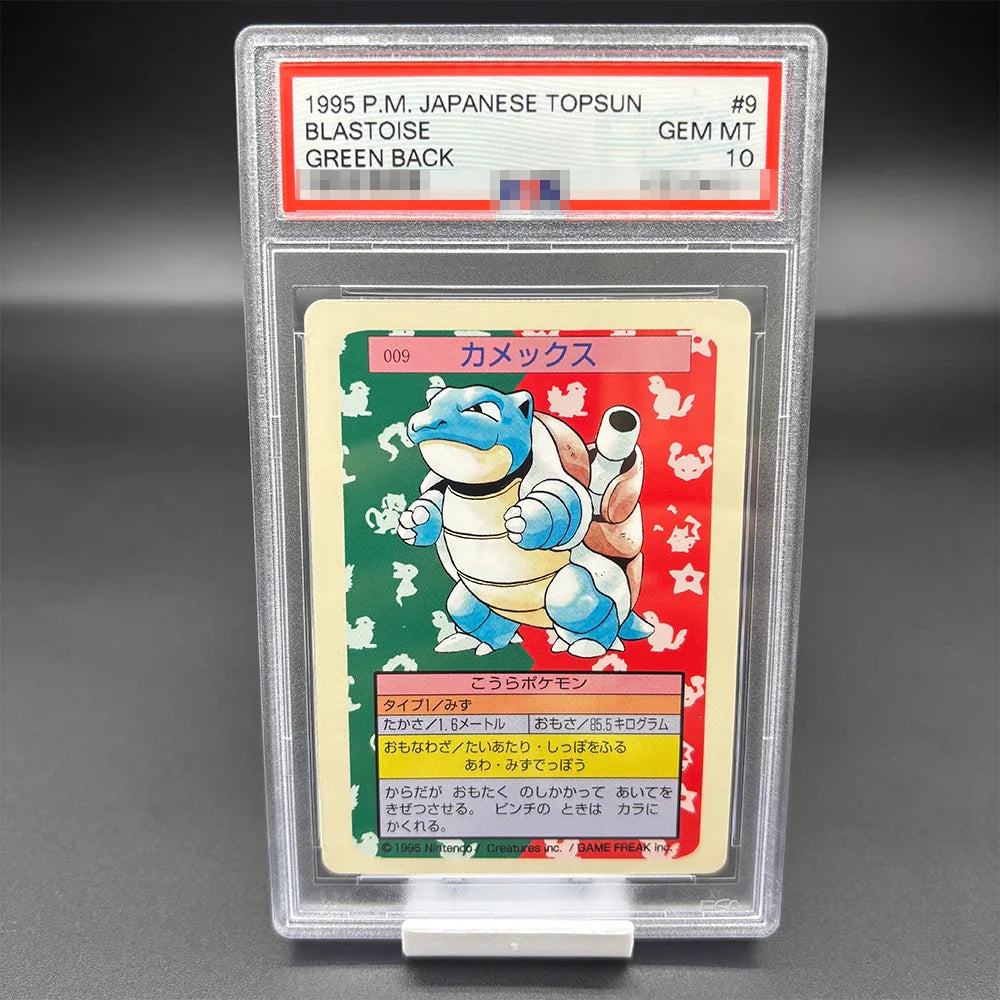 DIY 2023 PTCG Van Gogh Pikachu & Grey Felt Hat Collection Card – 10-Point Rating Anime Game Card Gift Toy