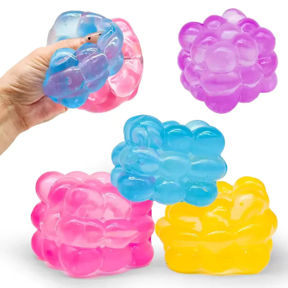 3D Candy Squishy Music Stress Toy – Adult Sensory Squeeze Cube for Anxiety Relief, Decompression Fidget Party Gift