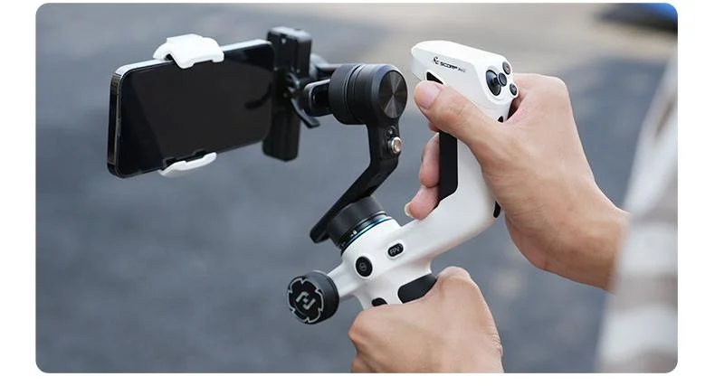 FeiyuTech SCORP Mini 2 Kit - 3-Axis Handheld Gimbal for Mirrorless Camera, Action Cam, Smartphone with AI Tracker, 1.2kg Load Capacity