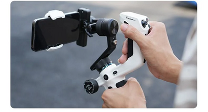 FeiyuTech SCORP Mini 2 Kit - 3-Axis Handheld Gimbal for Mirrorless Camera, Action Cam, Smartphone with AI Tracker, 1.2kg Load Capacity