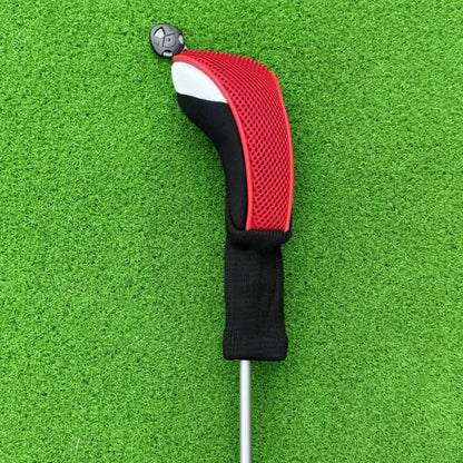 3PCS Red Golf Hybrid Headcovers – Long Neck UT Club Covers for Golf Clubs