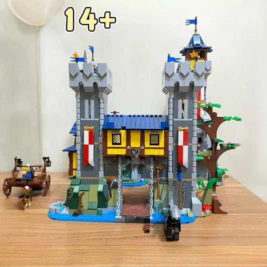 2024 Three-in-One Medieval Castle Building Set — Compatible with 31120, Party, Christmas & Birthday Gift for Adults and Kids