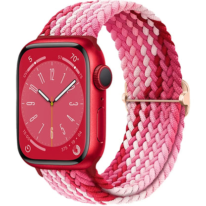 Elastic Braided Solo Loop Apple Watch Band – Adjustable Stretch Strap for Series SE, 5–11 & Ultra 3 (40mm–49mm)