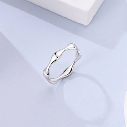 925 Sterling Silver Ring – Infinite Love Star & Moon Design for Women, Wedding Jewelry Gift