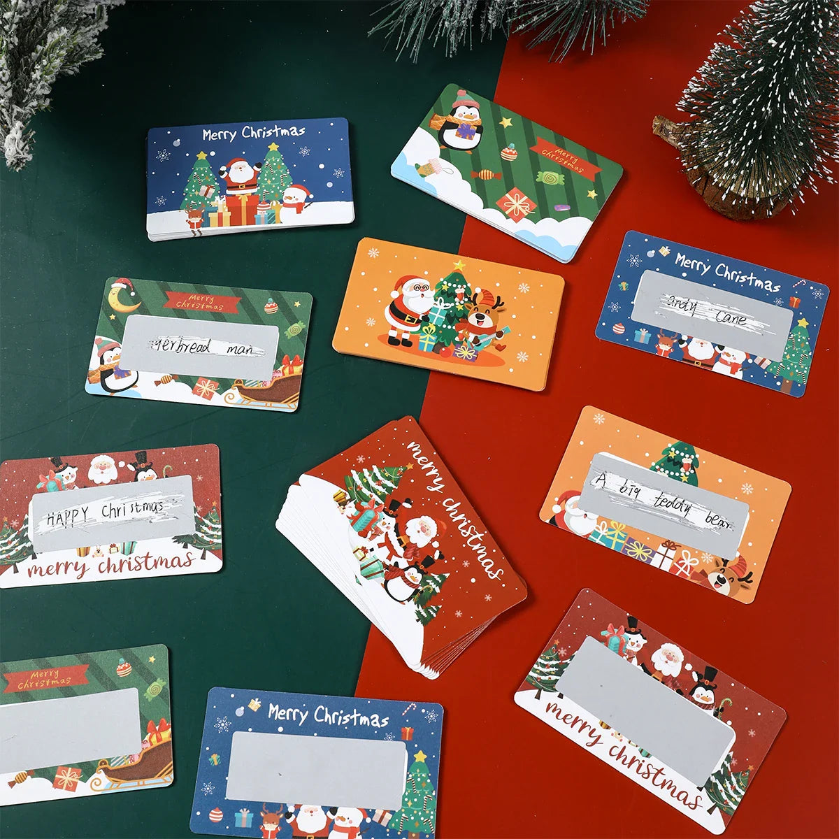 Christmas Scratch Cards 2025 — DIY Merry Xmas Decorations & Surprise Gifts for Home, Navidad & New Year 2026
