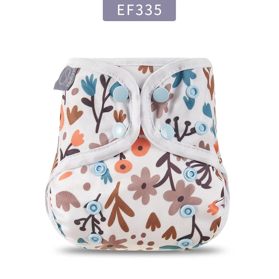 Kangobaby #My Soft Life# Reusable Baby Cloth Diaper Cover – Washable Newborn Nappies 0-3 Months