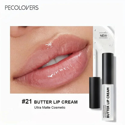 Butter Silky Hydrating Lip Gloss – Long-Lasting Liquid Lipstick in Pink & Red Tones