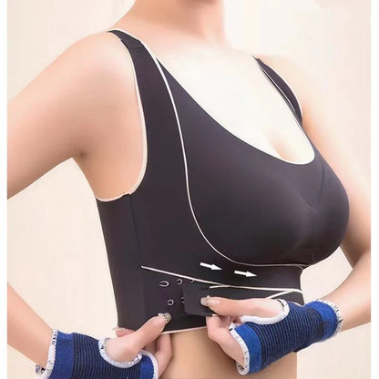 No Trace Sports Bra for Women — Shockproof, Anti-Sagging, Gathered Fit, Beautiful Back Yoga & Fitness Vest, Wire-Free
