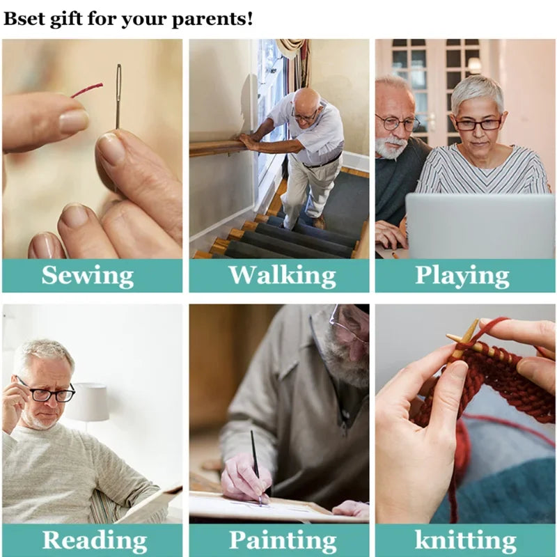 Premium Auto-Focus Reading Glasses: High-Quality Magnifying Eyewear for Middle-aged and Elderly - Universal Design for Men & Women